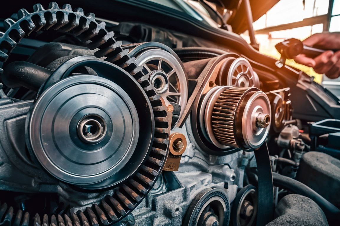 VW Touran timing belt and water pump replacement