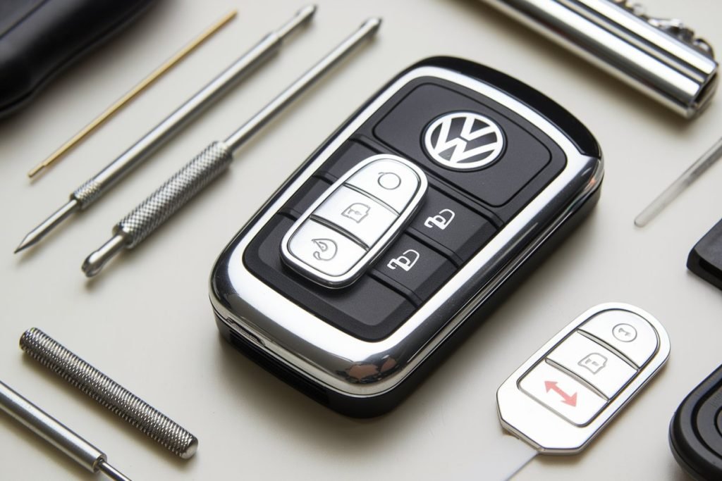 Volkswagen flip key ready for programming