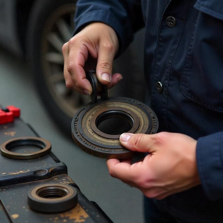 Technician working under a Volkswagen Tiguan at our Al Quoz workshop