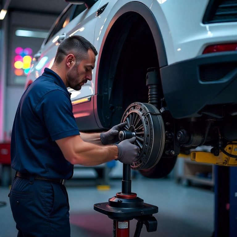 Dual mass flywheel removed from a VW Tiguan