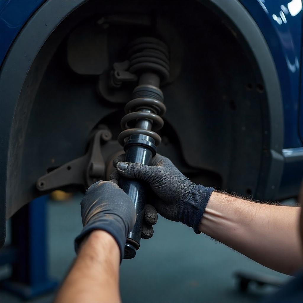 VW Tiguan front strut replacement