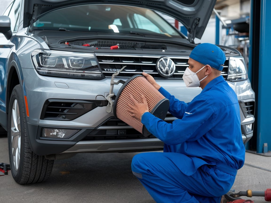 VW Tiguan air filter replacement