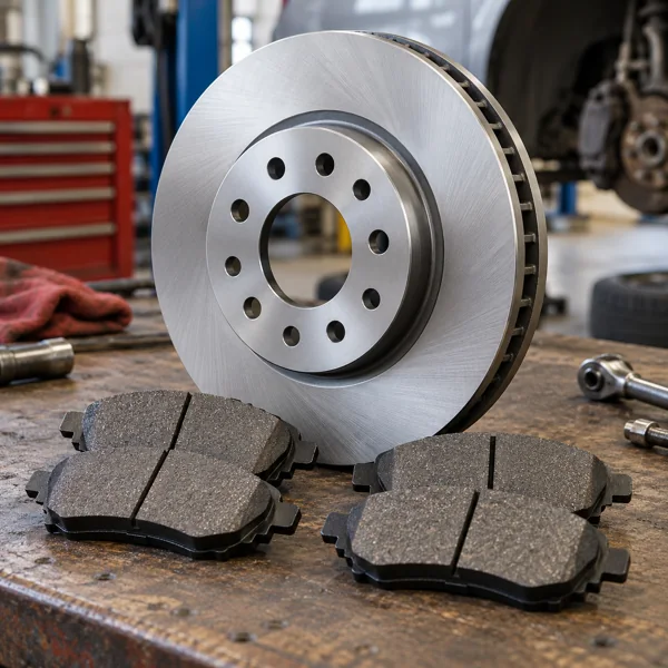 Brake disc and matching brake pads