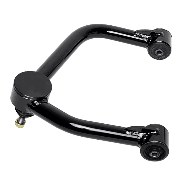 Reference component showing a control arm with bushes and a ball joint